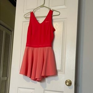 Nike Red and Pink Tennis Dress 🎾